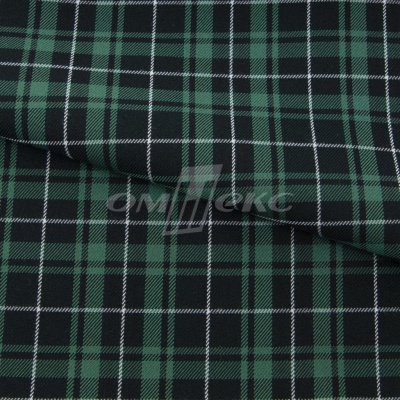 Ткань костюмная Клетка 25577, т.зеленый/зеленый./ч/бел, 230 г/м2, шир.150 см - купить в Красноярске. Цена 539.74 руб.
