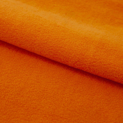 Флис DTY 16-1358, 250 г/м2, шир. 150 см, цвет оранжевый - купить в Красноярске. Цена 640.46 руб.