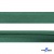 Косая бейка атласная "Омтекс" 15 мм х 132 м, цв. 056 темный зеленый - купить в Красноярске. Цена: 225.81 руб.