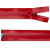 Молния водонепроницаемая PVC Т-7, 60 см, разъемная, цвет (820) красный - купить в Красноярске. Цена: 49.39 руб.