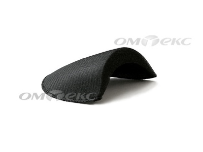 Плечевые накладки OВТ-10, обшитые, цвет чёрный - купить в Красноярске. Цена: 17.64 руб.