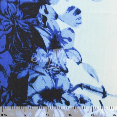 Плательная ткань "Фламенко" 19.1, 80 гр/м2, шир.150 см, принт растительный - купить в Красноярске. Цена 241.49 руб.