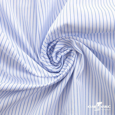Ткань сорочечная Ронда, 115 г/м2, 58% пэ,42% хл, шир.150 см, цв.3-голубая, (арт.114) - купить в Красноярске. Цена 306.69 руб.