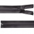 Молния водонепроницаемая PVC Т-7, 60 см, разъемная, цвет (301) т.серый - купить в Красноярске. Цена: 49.39 руб.