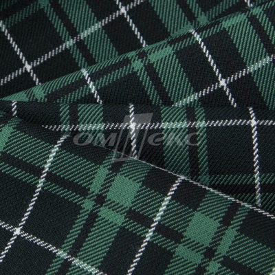 Ткань костюмная Клетка 25577, т.зеленый/зеленый./ч/бел, 230 г/м2, шир.150 см - купить в Красноярске. Цена 539.74 руб.