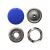 Кнопка рубашечная (закрытая) 9,5мм - эмаль, цв.168 - голубой - купить в Красноярске. Цена: 4.77 руб.