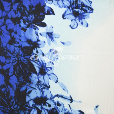 Плательная ткань "Фламенко" 19.1, 80 гр/м2, шир.150 см, принт растительный - купить в Красноярске. Цена 241.49 руб.