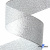 Лента металлизированная "ОмТекс", 50 мм/уп.22,8+/-0,5м, цв.- серебро - купить в Красноярске. Цена: 149.71 руб.