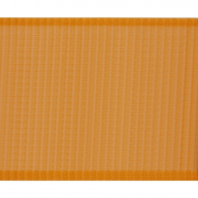 Лента капроновая "Гофре", шир. 110 мм/уп. 50 м, цвет оранжевый - купить в Красноярске. Цена: 26.93 руб.