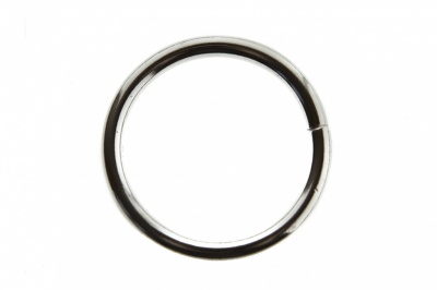 Кольцо металлическое d-3 х 32 мм, цв.-никель - купить в Красноярске. Цена: 3.92 руб.