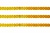 Пайетки "ОмТекс" на нитях, CREAM, 6 мм С / упак.73+/-1м, цв. 92 - золото - купить в Красноярске. Цена: 484.77 руб.