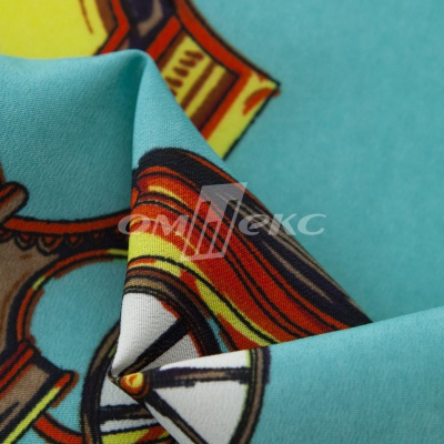 Плательная ткань "Фламенко" 16.2, 80 гр/м2, шир.150 см, принт этнический - купить в Красноярске. Цена 243.96 руб.