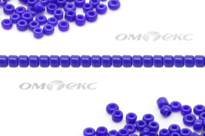 Бисер (ОS) 11/0 ( упак.100 гр) цв.48 - синий - купить в Красноярске. Цена: 48 руб.