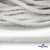 Шнур плетеный d-6 мм круглый, 70% хлопок 30% полиэстер, уп.90+/-1 м, цв.1076-белый - купить в Красноярске. Цена: 588 руб.