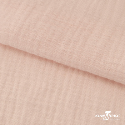 Ткань Муслин, 100% хлопок, 125 гр/м2, шир. 140 см #201 цв.(37)-нежно розовый - купить в Красноярске. Цена 464.97 руб.