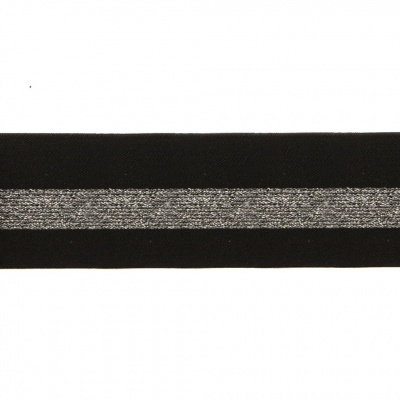 #2/6-Лента эластичная вязаная с рисунком шир.52 мм (45,7+/-0,5 м/бобина) - купить в Красноярске. Цена: 69.33 руб.