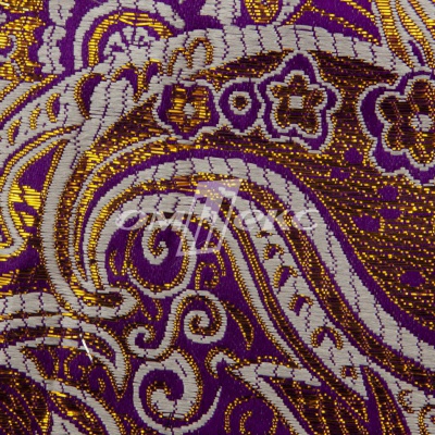 Ткань костюмная жаккард №9, 140 гр/м2, шир.150см, цвет фиолет - купить в Красноярске. Цена 387.20 руб.