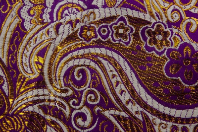 Ткань костюмная жаккард №9, 140 гр/м2, шир.150см, цвет фиолет - купить в Красноярске. Цена 387.20 руб.