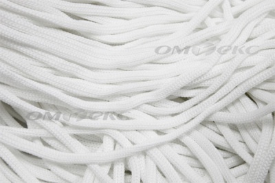Шнур Т-02 (4с2) мелкое плетение 4мм 100 м белый - купить в Красноярске. Цена: 2.50 руб.