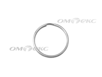 Кольцо металлическое d-20 мм, цв.-никель - купить в Красноярске. Цена: 3.23 руб.