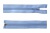 Спиральная молния Т5 351, 75 см, автомат, цвет св.голубой - купить в Красноярске. Цена: 16.28 руб.