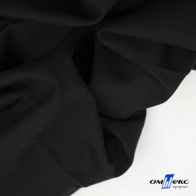 Ткань костюмная "Матте" 80% P, 16% R, 4% S, 170 г/м2, шир.150 см, цв-черный #1 - купить в Красноярске. Цена 372.90 руб.
