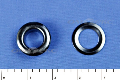 Люверсы металлические, блочка/кольцо, №5 (8 мм) упак.1000 шт- цв.никель - купить в Красноярске. Цена: 392 руб.
