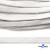 Шнур плетеный d-8 мм плоский, 70% хлопок 30% полиэстер, уп.85+/-1 м, цв.1018-белый - купить в Красноярске. Цена: 735 руб.