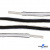 Шнурки #4-27, круглые 130 см, двухцветные (черно/белый) - купить в Красноярске. Цена: 47.04 руб.