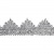 Тесьма металлизированная 0384-0240, шир. 40 мм/уп. 25+/-1 м, цвет серебро - купить в Красноярске. Цена: 490.74 руб.