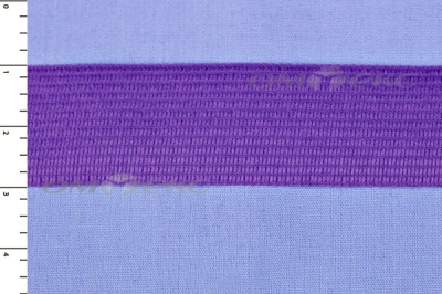 Окантовочная тесьма №0225, шир. 22 мм (в упак. 100 м), цвет фиолет - купить в Красноярске. Цена: 271.60 руб.