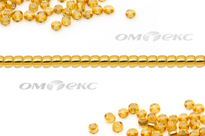 Бисер (SL) 11/0 ( упак.100 гр) цв.22 - золото - купить в Красноярске. Цена: 53.34 руб.