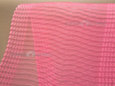 Лента капроновая "Гофре", шир. 110 мм/уп. 50 м, цвет розовый - купить в Красноярске. Цена: 35.60 руб.