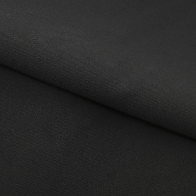 Костюмная ткань "Элис", 200 гр/м2, шир.150см, цвет чёрный - купить в Красноярске. Цена 303.10 руб.