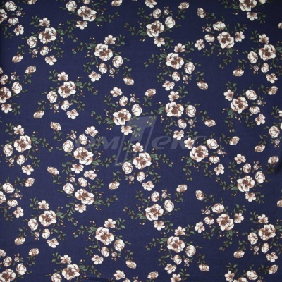 Плательная ткань "Фламенко" 3.2, 80 гр/м2, шир.150 см, принт растительный - купить в Красноярске. Цена 239.03 руб.