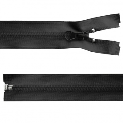 Молния водонепроницаемая PVC Т-7, 90 см, разъемная, цвет чёрный - купить в Красноярске. Цена: 61.18 руб.