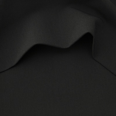 Костюмная ткань с вискозой "Меган", 210 гр/м2, шир.150см, цвет чёрный - купить в Красноярске. Цена 382.42 руб.