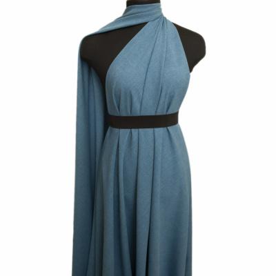 Ткань костюмная габардин "Меланж" 6107А, 172 гр/м2, шир.150см, цвет голубой - купить в Красноярске. Цена 296.19 руб.