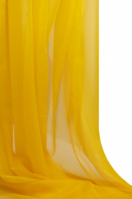 Портьерный капрон 13-0858, 47 гр/м2, шир.300см, цвет 21/жёлтый - купить в Красноярске. Цена 137.27 руб.