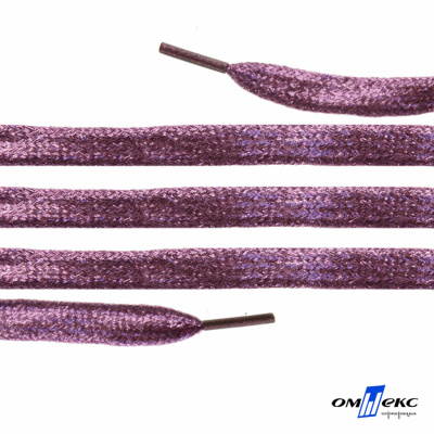 Шнурки #107-01, плоские 130 см, цв.розовый металлик - купить в Красноярске. Цена: 35.45 руб.