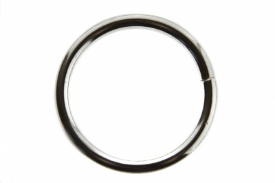 Кольцо металлическое d-38 мм, цв.-никель - купить в Красноярске. Цена: 4.89 руб.