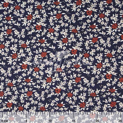 Плательная ткань "Фламенко" 7.2, 80 гр/м2, шир.150 см, принт растительный - купить в Красноярске. Цена 239.03 руб.