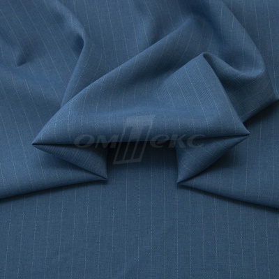 Костюмная ткань "Жаклин", 188 гр/м2, шир. 150 см, цвет серо-голубой - купить в Красноярске. Цена 430.84 руб.