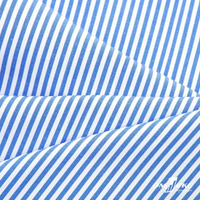 Ткань сорочечная Полоска Кенди, 115 г/м2, 58% пэ,42% хл, шир.150 см, цв.3-синий, (арт.110) - купить в Красноярске. Цена 306.69 руб.