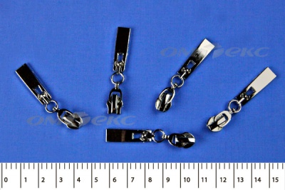Слайдер декоративный, металлический №1/спираль Т7/никель - купить в Красноярске. Цена: 6.29 руб.