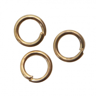 Кольцо  соединительное для бижутерии 4 мм, цв.-золото - купить в Красноярске. Цена: 0.41 руб.