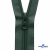 Спиральная молния Т5 890, 80 см, автомат, цвет т.зелёный - купить в Красноярске. Цена: 16.61 руб.