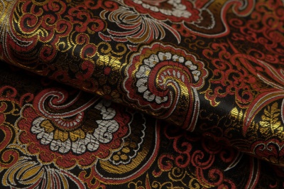 Ткань костюмная жаккард, 135 гр/м2, шир.150см, цвет бордо№6 - купить в Красноярске. Цена 441.95 руб.