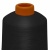 Нитки текстурированные кручёные, намот. 15 000 м, цвет чёрный - купить в Красноярске. Цена: 237.24 руб.