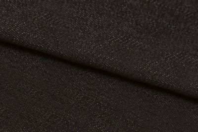 Ткань джинсовая №96, 160 гр/м2, шир.148см, цвет чёрный - купить в Красноярске. Цена 350.42 руб.